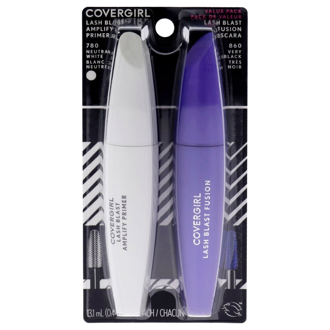 Covergirl Lash Blast Fusion Mascara - 860 Very Black by CoverGirl for Women - 2 Pc 0.44oz Mascara 0.44oz Primer Image 1