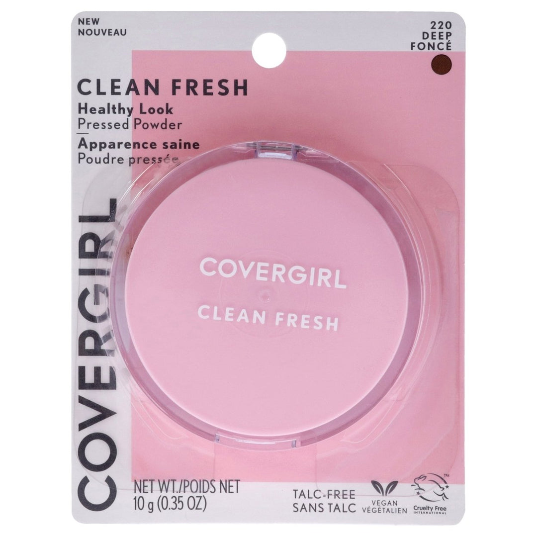 Covergirl Clean Fresh Pressed Powder - 220 Deep by CoverGirl for Women - 0.35 oz Powder Image 1