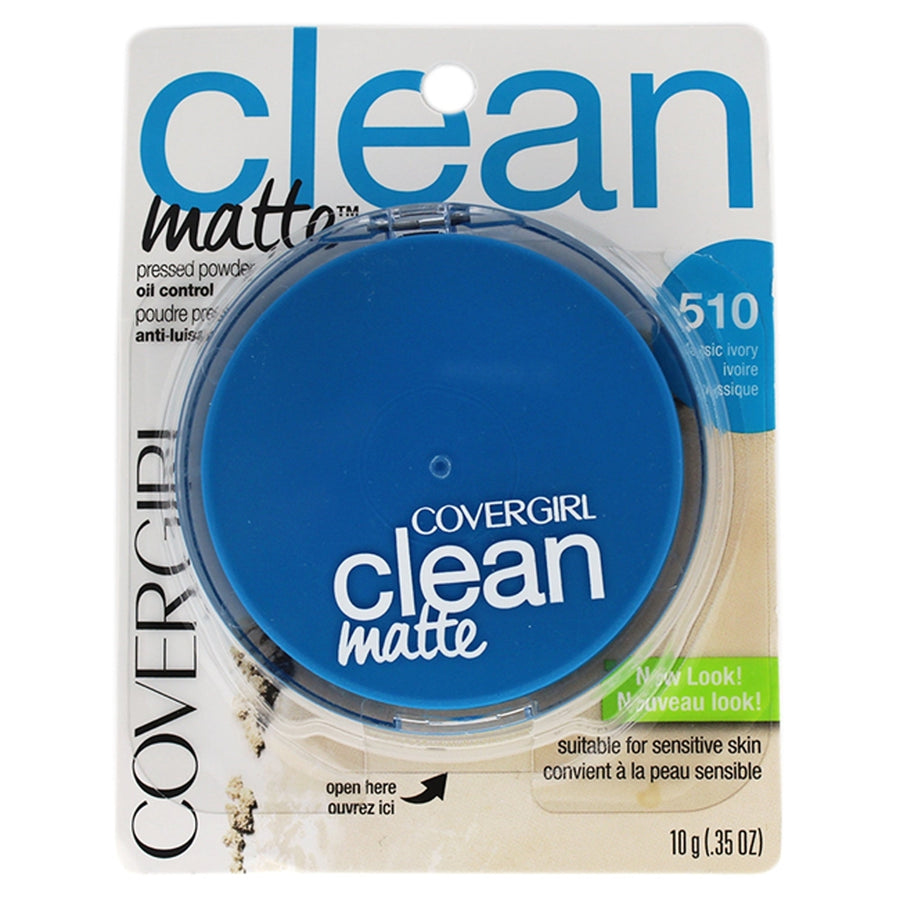 Covergirl Clean Matte Pressed Powder - 510 Classic Ivory by CoverGirl for Women - 0.35 oz Powder Image 1