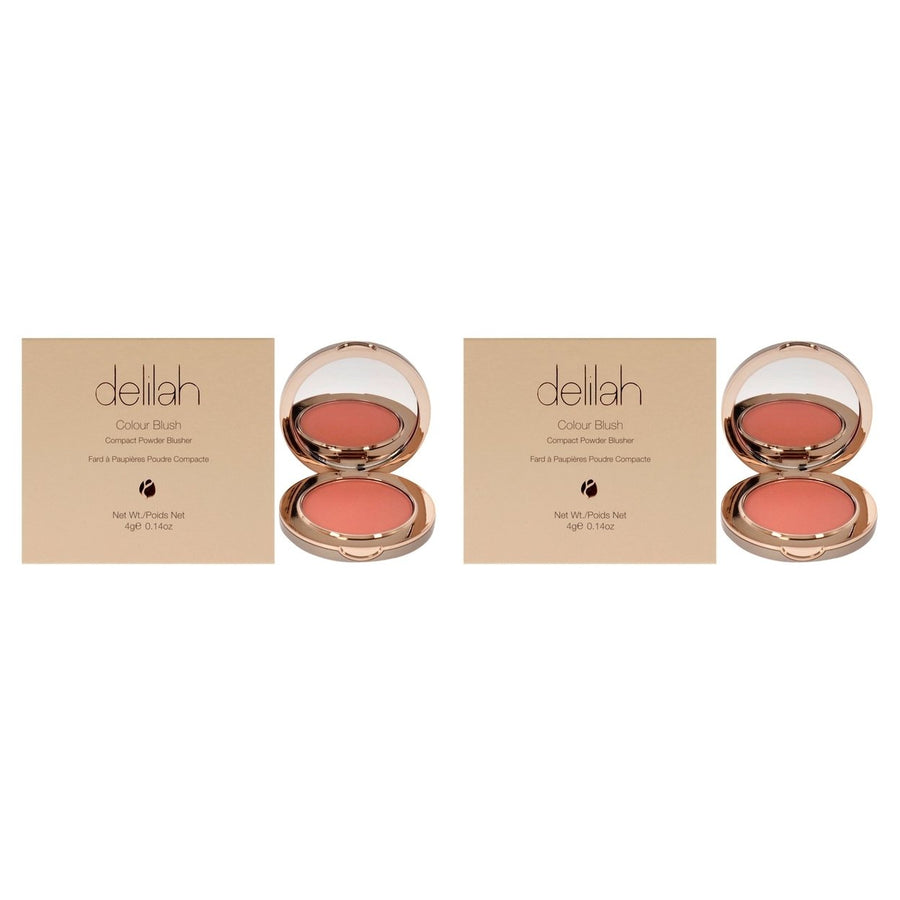 Delilah Colour Blush Compact Powder Blusher- Clementine by Delilah for Women - 0.14 oz Blush - Pack of 2 Image 1