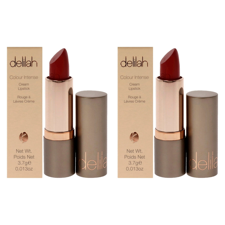 Delilah Colour Intense Cream Lipstick - Floozy by Delilah for Women - 0.13 oz Lipstick - Pack of 2 Image 1