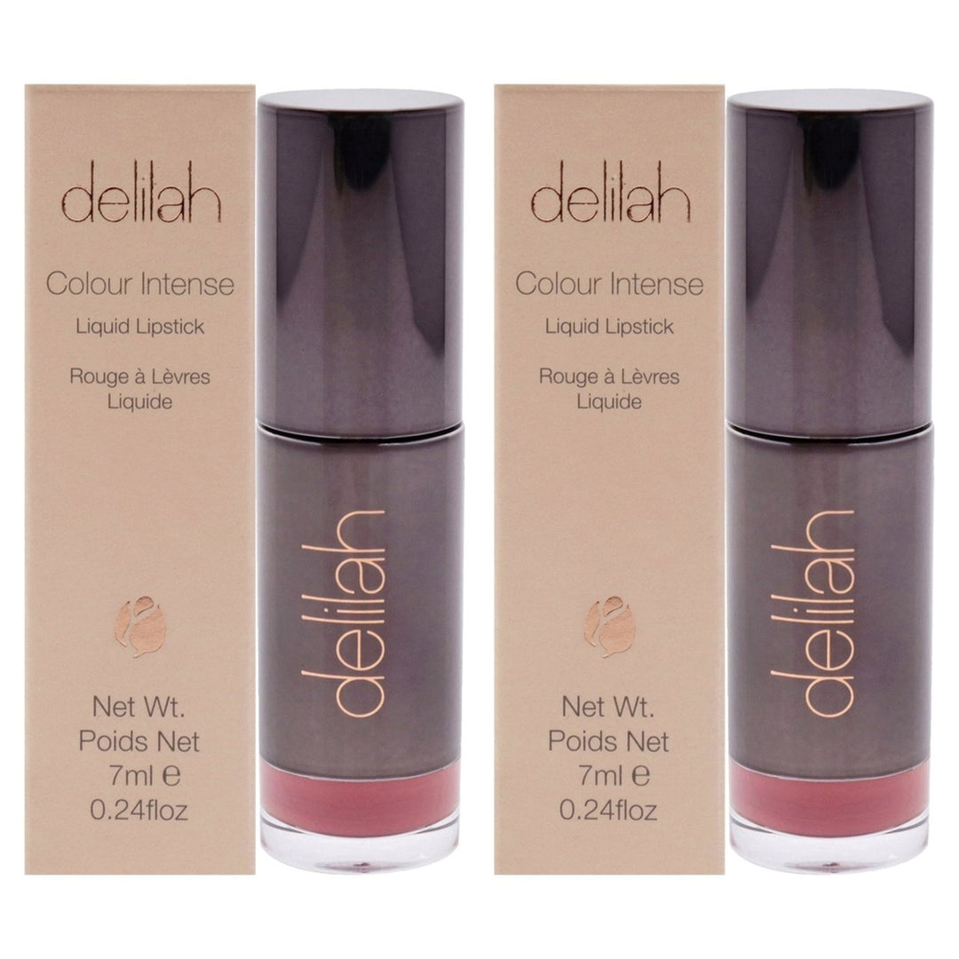 Delilah Colour Intense Liquid Lipstick - Blossom by Delilah for Women - 0.24 oz Lipstick - Pack of 2 Image 1