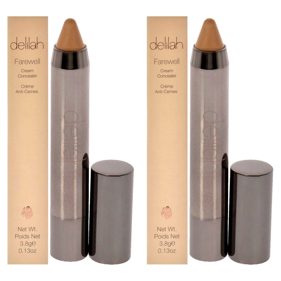 Delilah Farewell Cream Concealer - Honey by Delilah for Women - 0.13 oz Concealer - Pack of 2 Image 1