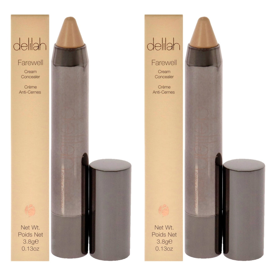 Delilah Farewell Cream Concealer - Linon by Delilah for Women - 0.13 oz Concealer - Pack of 2 Image 1