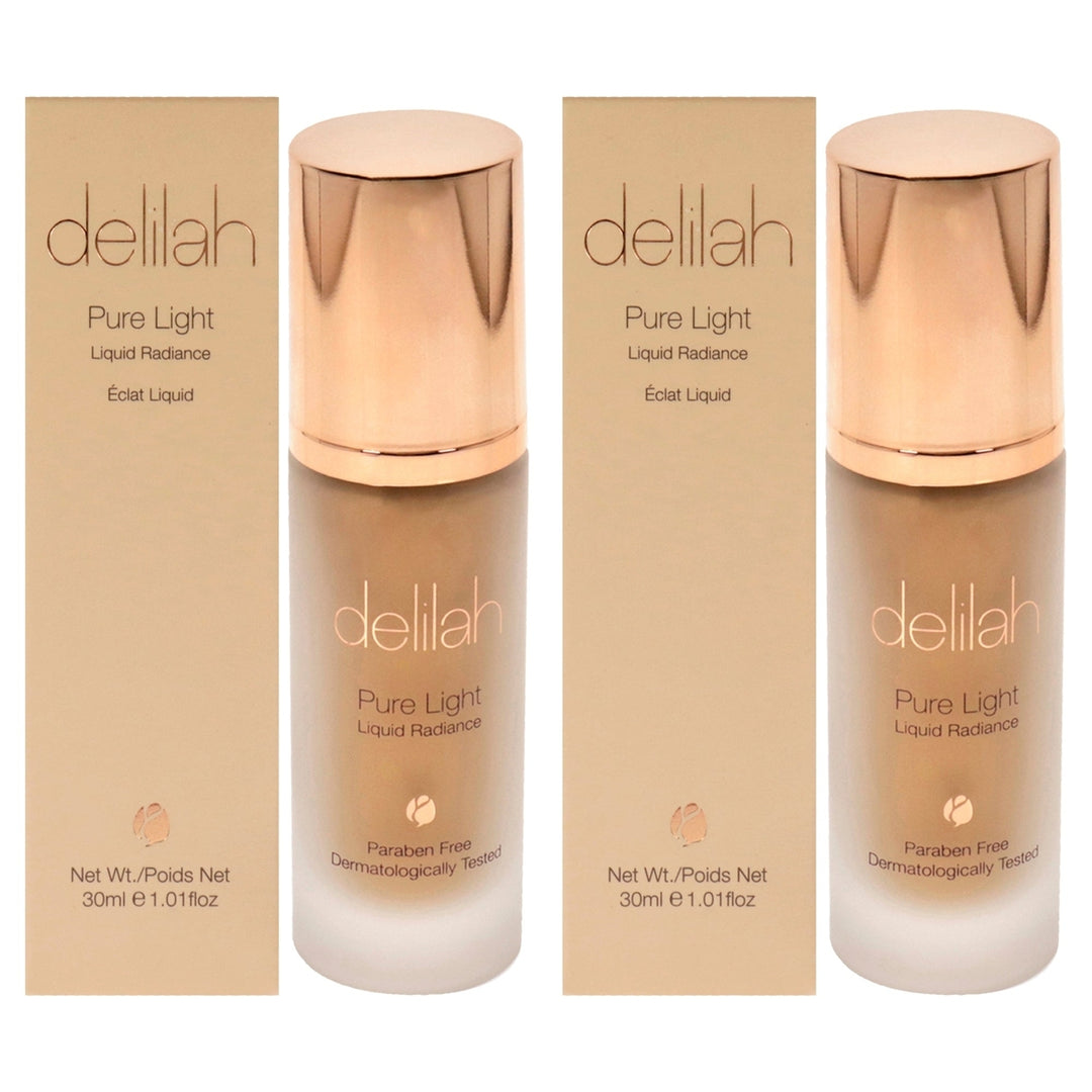 Delilah Pure Light Liquid Radiance - Halo by Delilah for Women - 1.01 oz Foundation - Pack of 2 Image 1