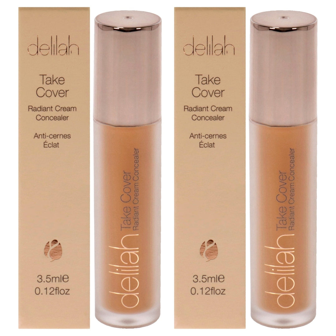 Delilah Take Cover Radiant Cream Concealer - Cashmere by Delilah for Women - 0.12 oz Concealer - Pack of 2 Image 1