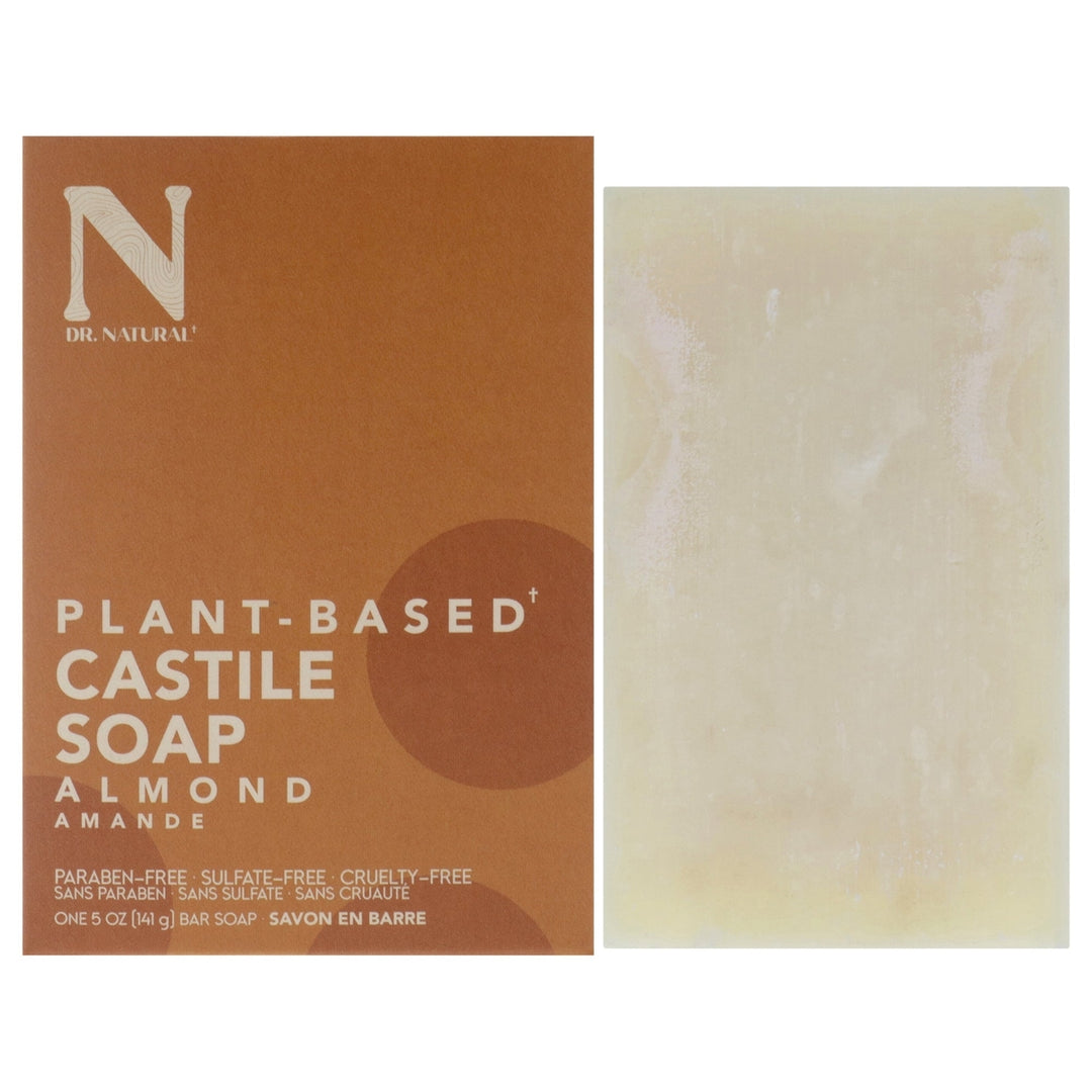 Dr. Natural Castile Bar Soap - Almond by Dr. Natural for Unisex - 5 oz Soap Image 1