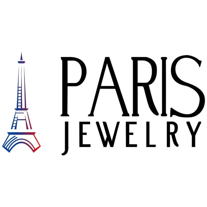 Paris Jewelry 14K Yellow Gold 1/2 Carat Round Created Diamond Solitaire Stud Earrings Image 3