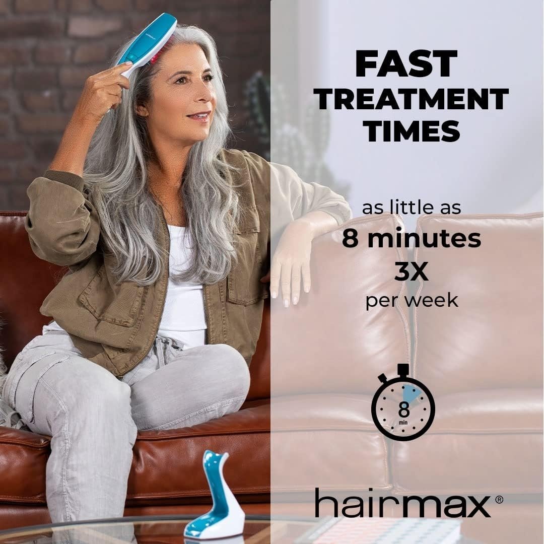 HairMax ULTIMA 12 LaserComb - Stimulates Hair Growth Reverses Thinning Regrows Fuller More Vibrant Hair Image 8