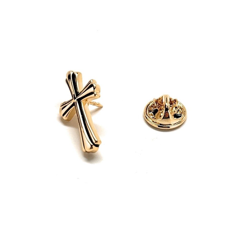 Gold Black Cross Pin Christian Gifts Cross Lapel Pin Religious Gifts Pin Catholic Gifts Pin Priest Cross Gift Men Pastor Image 2