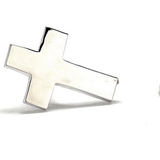 Silver Cross Pin Christian Gifts Cross Lapel Pin Religious Gifts Pin Catholic Gifts Pin Priest Cross Gifts Men Pastor Image 2