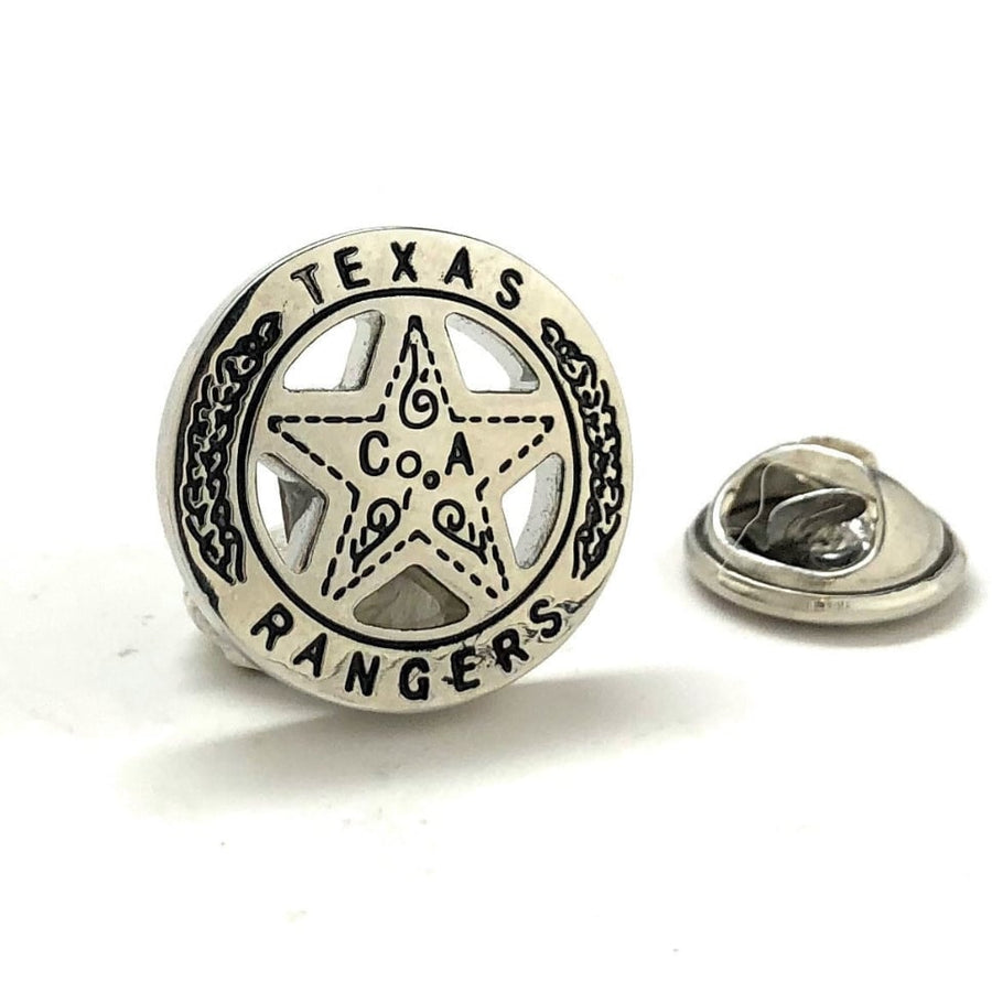 Texas Rangers Lapel Pin Law Enforcement Retirement Gift Old West Cowboys Enamel Pin Detective Pin Jacket Pin Backpack Image 1