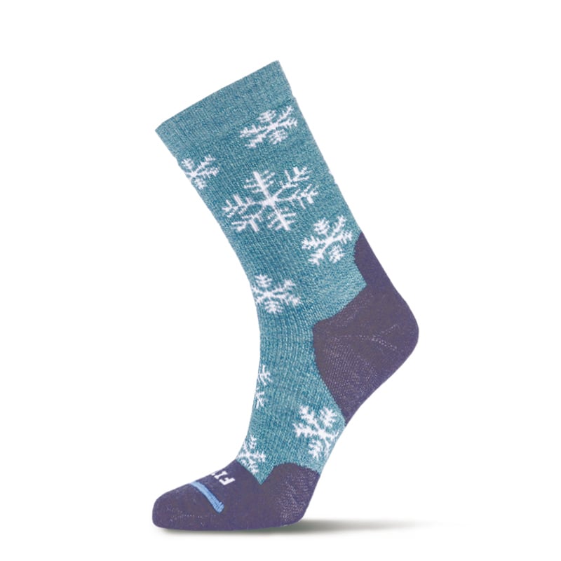 FITS Unisex Medium Hiker Snowflake Crew Socks Juno - F1017-300 JUNO Image 1