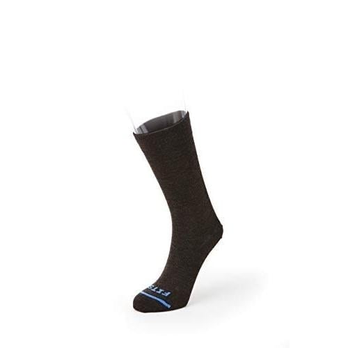 FITS Unisex Business Crew Socks Chestnut- F5001-205 CHESTNUT Image 1