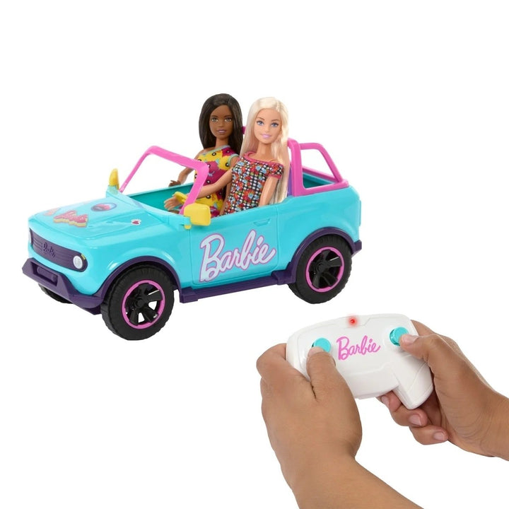 Hot Wheels Barbie RC SUV Vehicle Image 3