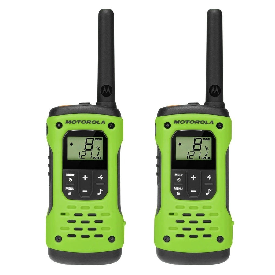 Motorola Solutions T600 35 Miles Waterproof Two-way Radio Green (Pack of 2) Image 1