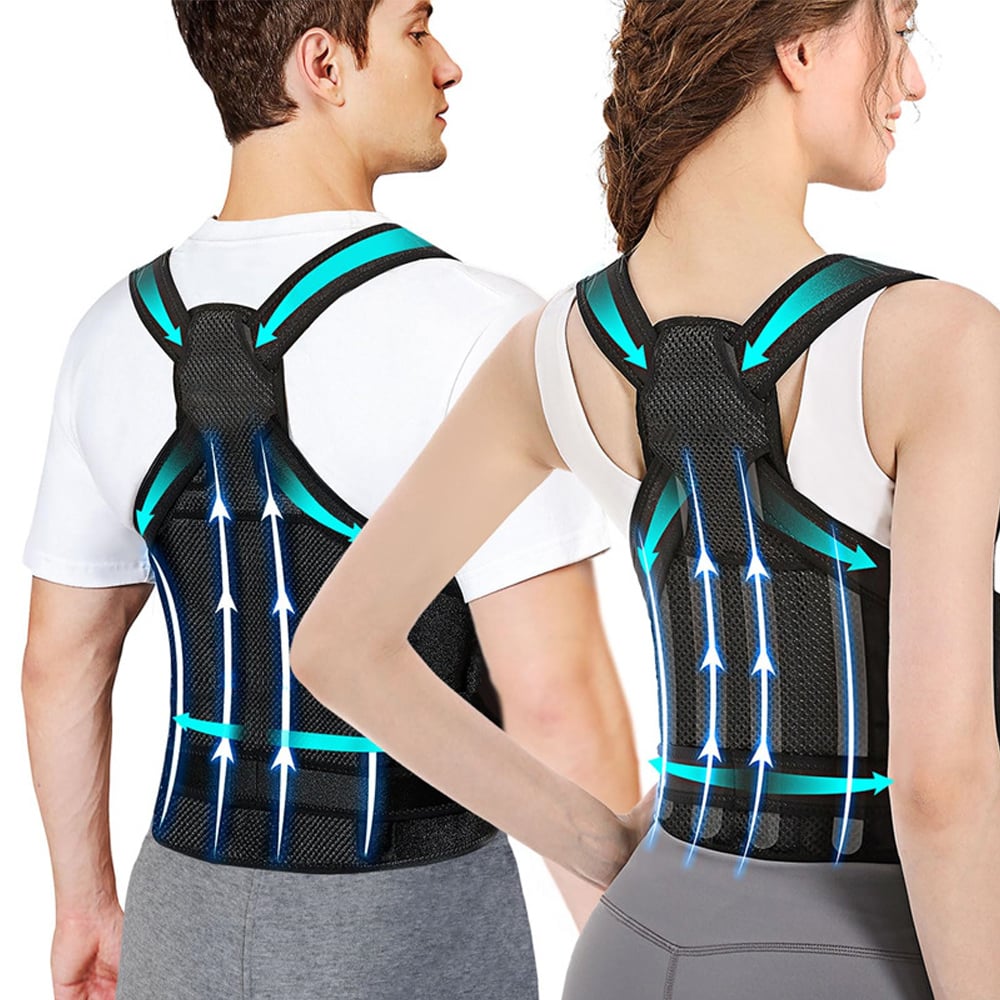 Back Brace Posture Corrector for Women and Men Back Straightener Posture Corrector Scoliosis and Hunchback Image 1