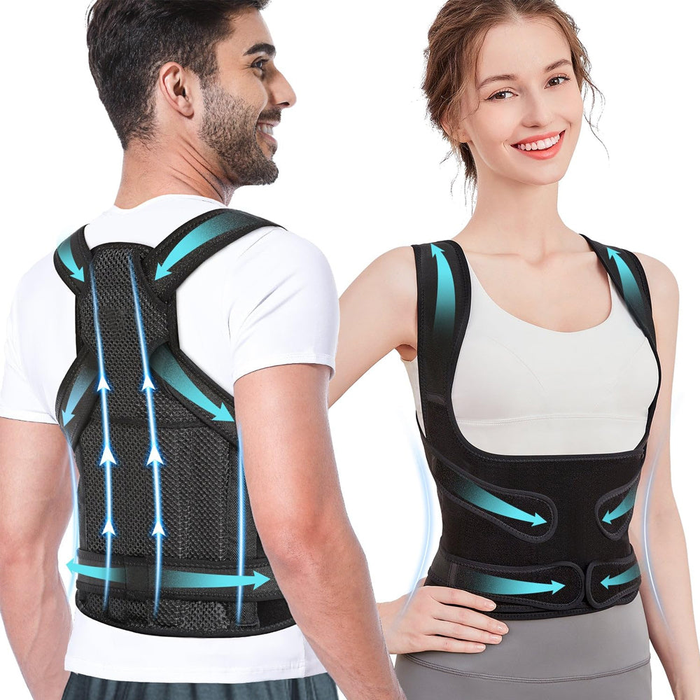 Back Brace Posture Corrector for Women and Men Back Straightener Posture Corrector Scoliosis and Hunchback Image 2