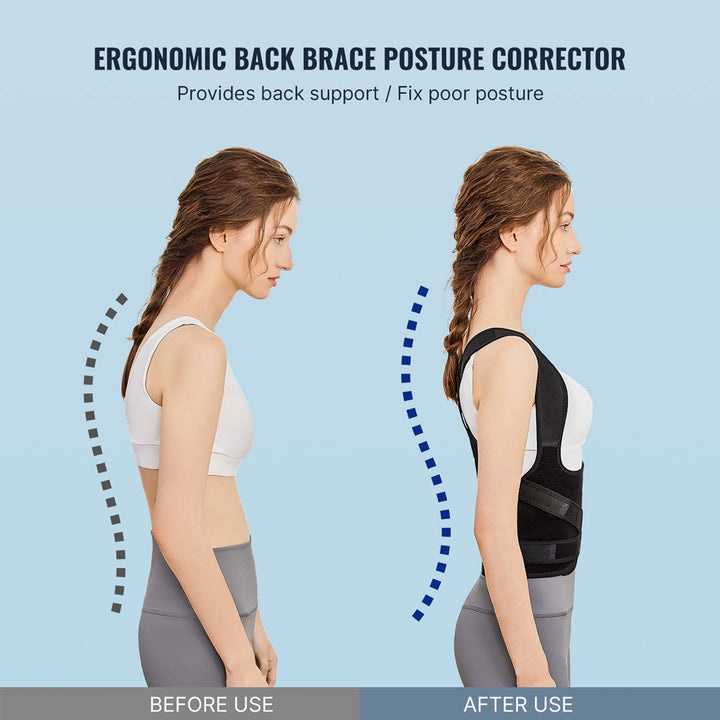 Back Brace Posture Corrector for Women and Men Back Straightener Posture Corrector Scoliosis and Hunchback Image 4