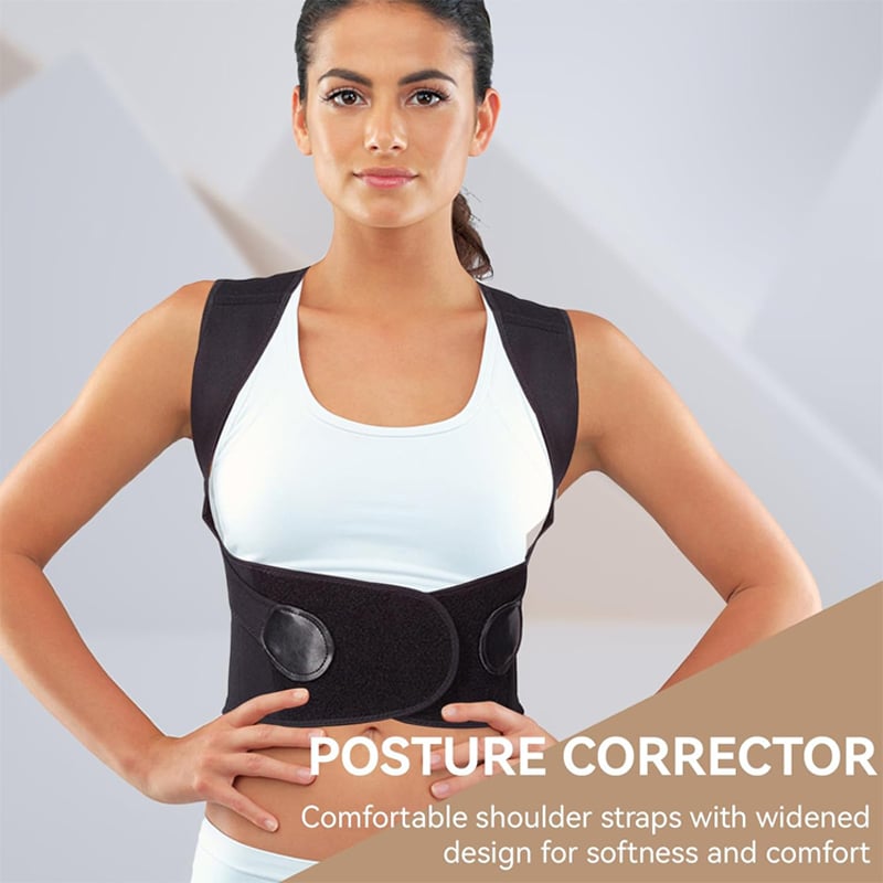 Back Posture Corrector Brace for Women breathable Back Posture Correction back support belt Adjustable shoulder for Image 4