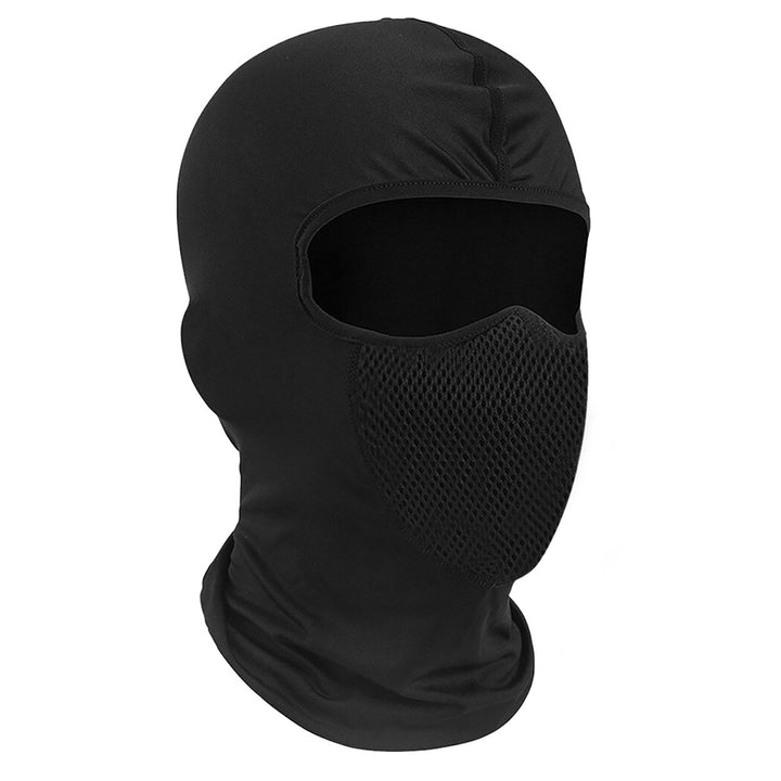 1-Piece Mens Winter Warm Lightweight Stretchy Breathable Full Face Mask Image 1