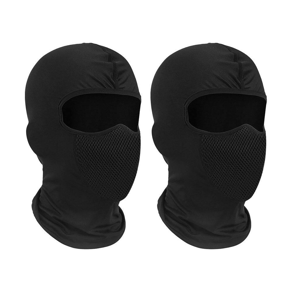 1-Piece Mens Winter Warm Lightweight Stretchy Breathable Full Face Mask Image 2