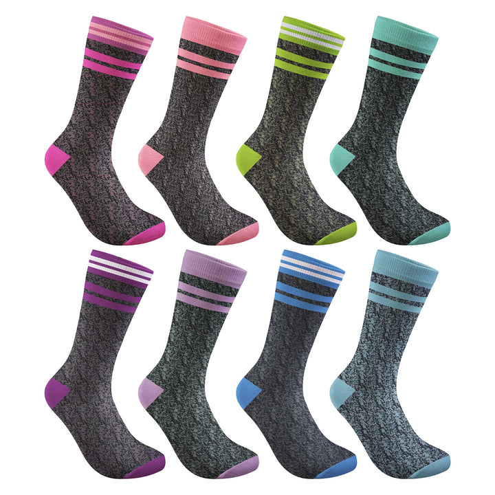 6-Pairs of Randomly Selected Womens Ultra-Soft Winter Warm Comfy Thermal Boot Socks Image 1