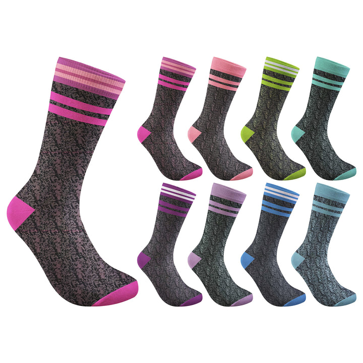 12-Pairs of Randomly Selected Womens Ultra-Soft Winter Warm Comfy Thermal Boot Socks Image 1