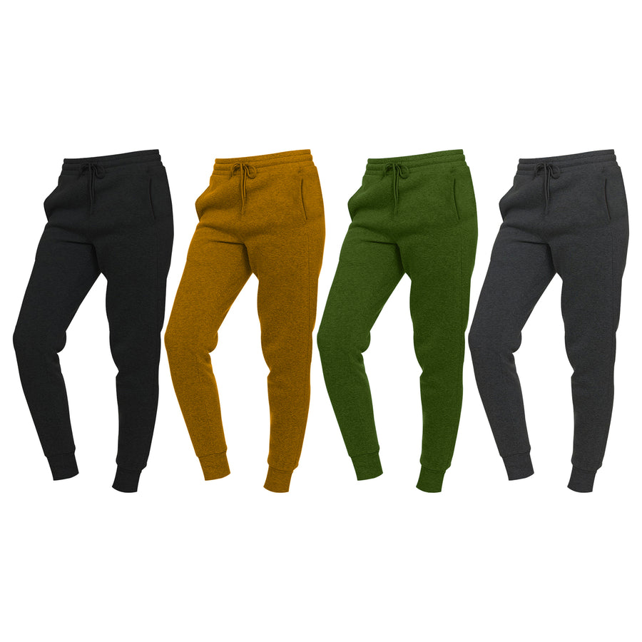 4-Piece Womens Ultra-Soft Winter Warm Cozy Comfy Fleece Lined Joggers Image 1