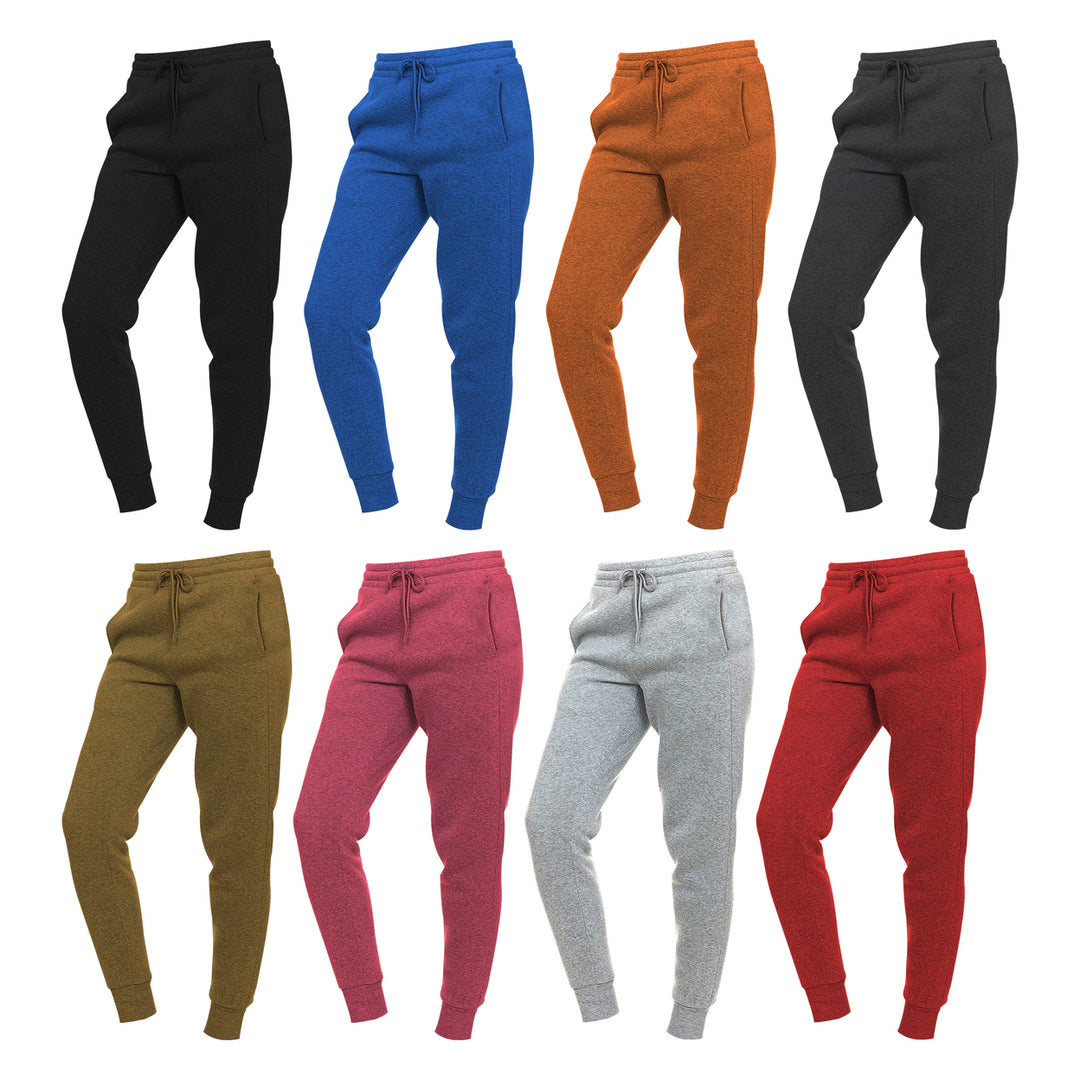 4-Piece Womens Ultra-Soft Winter Warm Cozy Comfy Fleece Lined Joggers Image 2