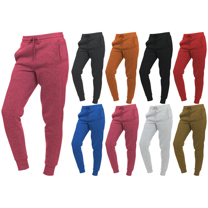 2-Piece Womens Ultra-Soft Winter Warm Cozy Comfy Fleece Lined Joggers Image 3