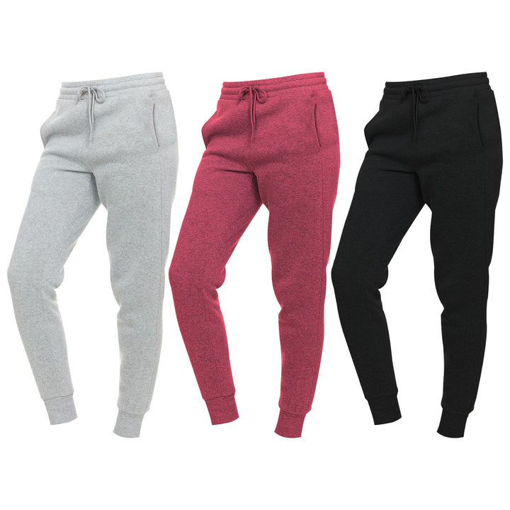 2-Piece Womens Ultra-Soft Winter Warm Cozy Comfy Fleece Lined Joggers Image 7