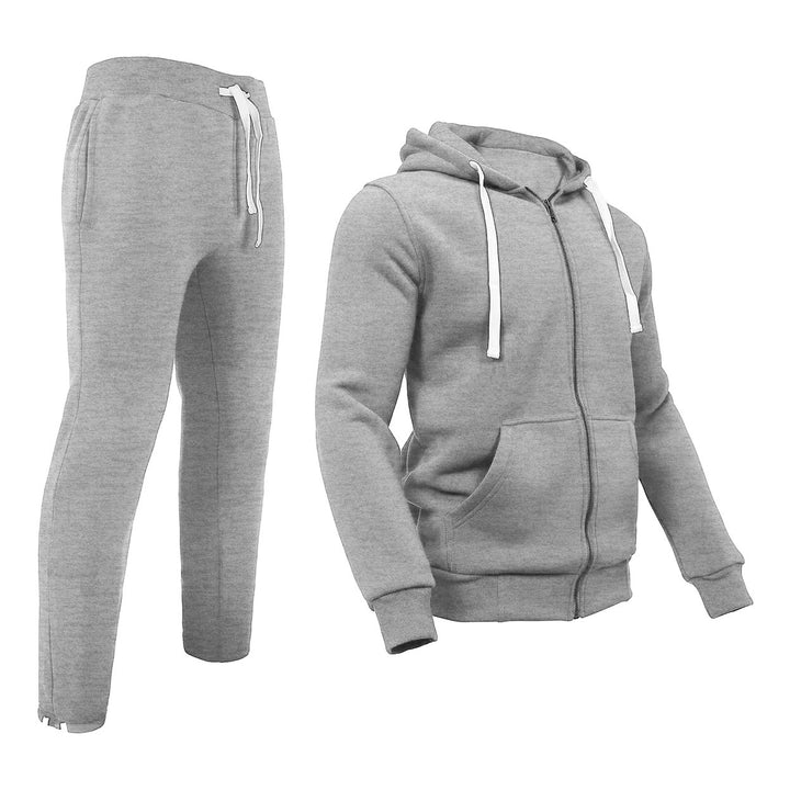 2-Piece Mens Winter Warm Soft Comfy Fleece Lined Hoodie and Jogger Sweat Set Loungewear Tracksuit Image 7