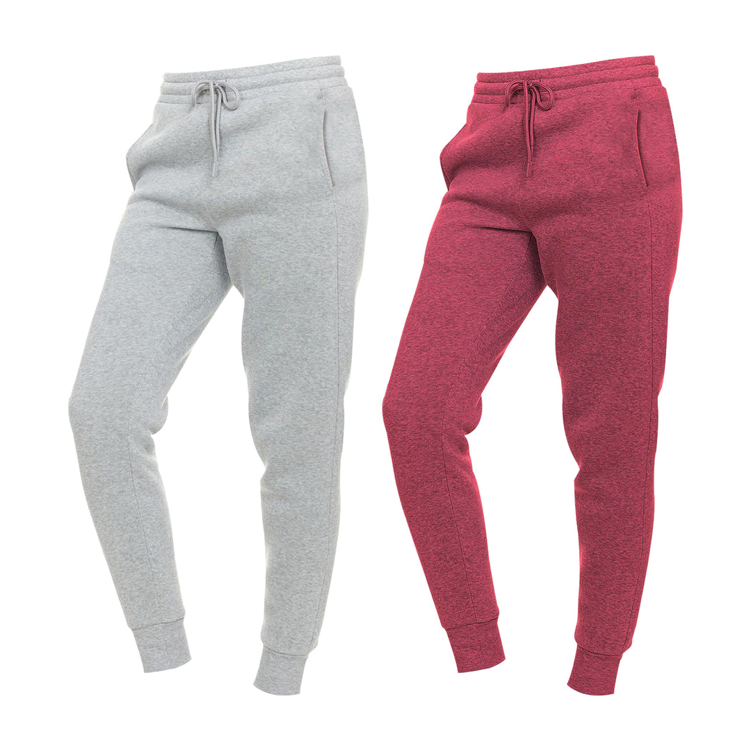 2-Piece Womens Ultra-Soft Winter Warm Cozy Comfy Fleece Lined Joggers Image 9