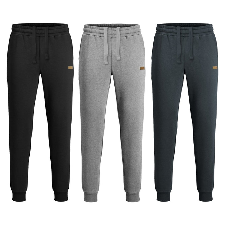 3-Piece Mens Winter Warm Soft Cozy Comfy Fleece Lined Jogger Pants Image 9