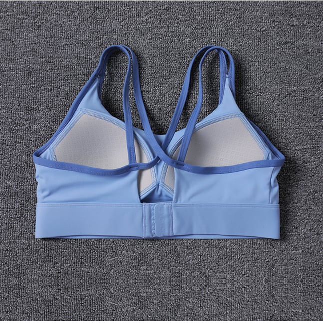 High Supportive Shock Proof Breathable Female Yoga Bra Outdoor Running Active Gym Top Women Sports Quick Dry Bra Image 4