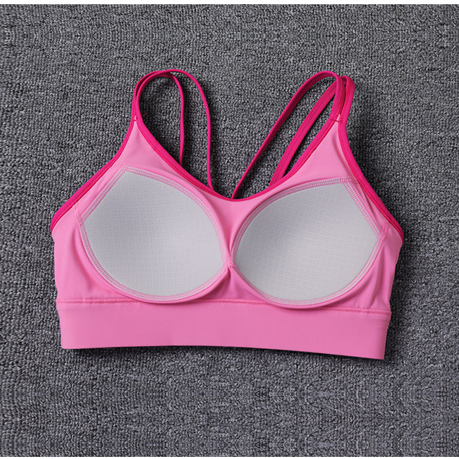 High Supportive Shock Proof Breathable Female Yoga Bra Outdoor Running Active Gym Top Women Sports Quick Dry Bra Image 7