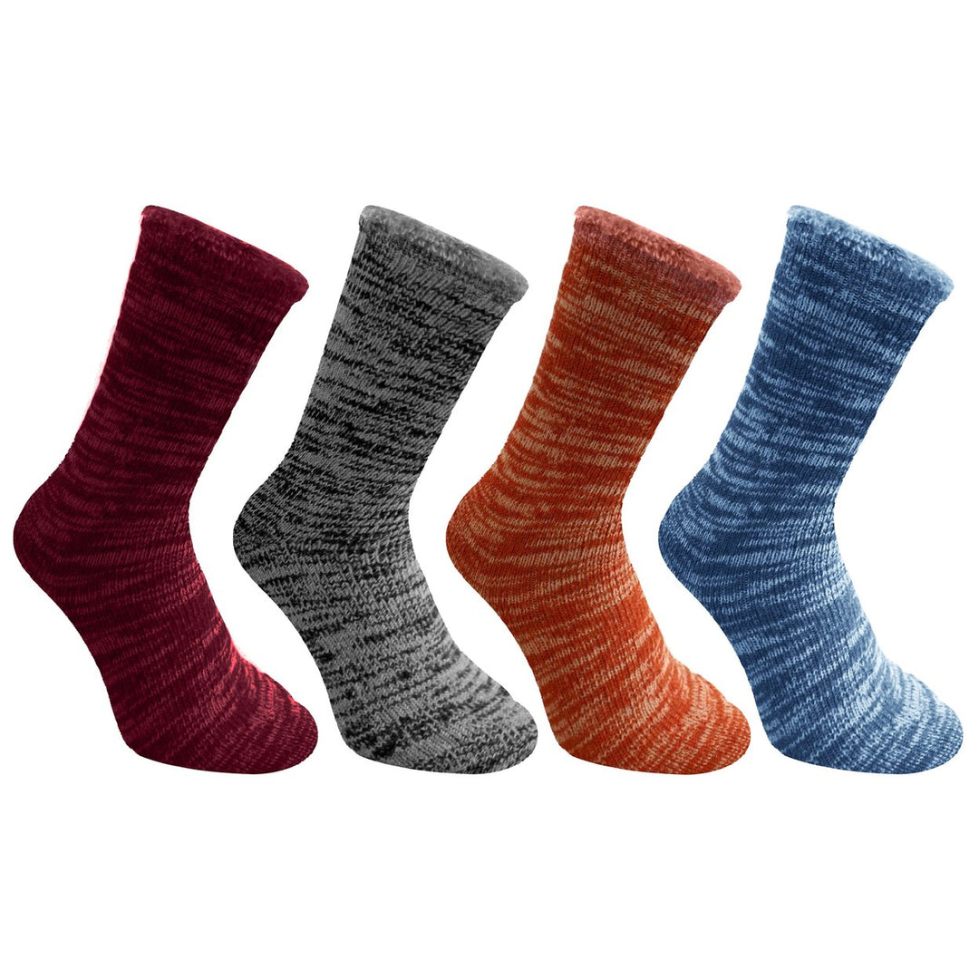 3-Pairs Womens Ultra-Soft Cozy Winter Warm Thermal Brush Lined Socks Image 9