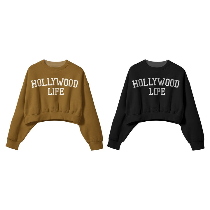 2-Piece Womens Ultra-Soft Cozy Stylish Fleece Lined Printed Graphic Sweatshirt Image 1