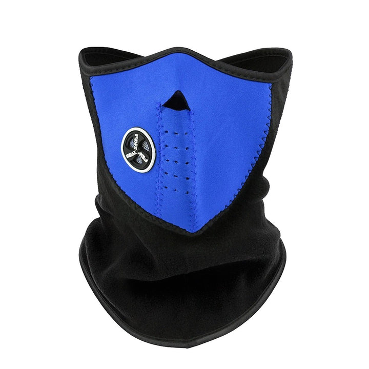 1-Piece Mens Winter Warm Breathable Windproof Fleece Lined Half Face Mask Image 9