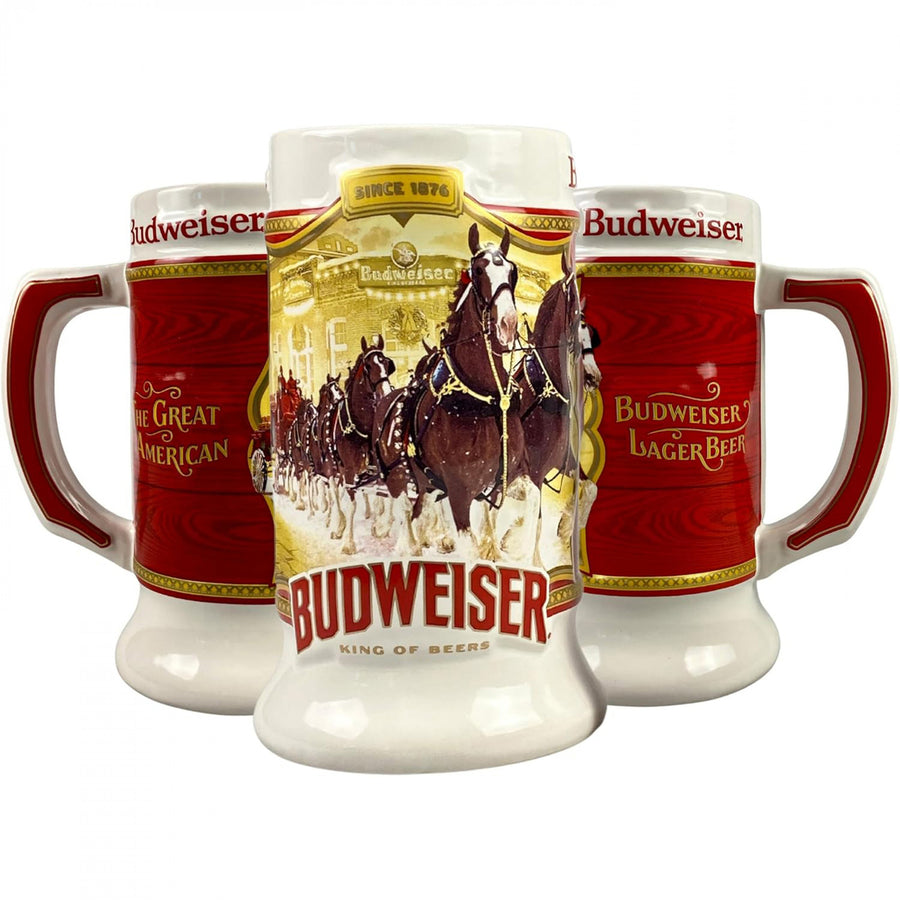 Budweiser Limited-Edition 2024 Holiday Stein Image 1