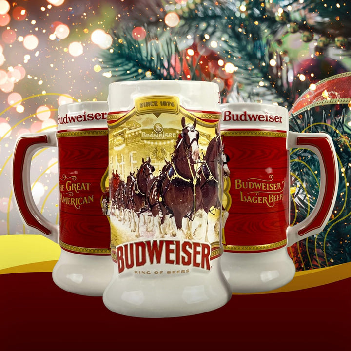 Budweiser Limited-Edition 2024 Holiday Stein Image 3