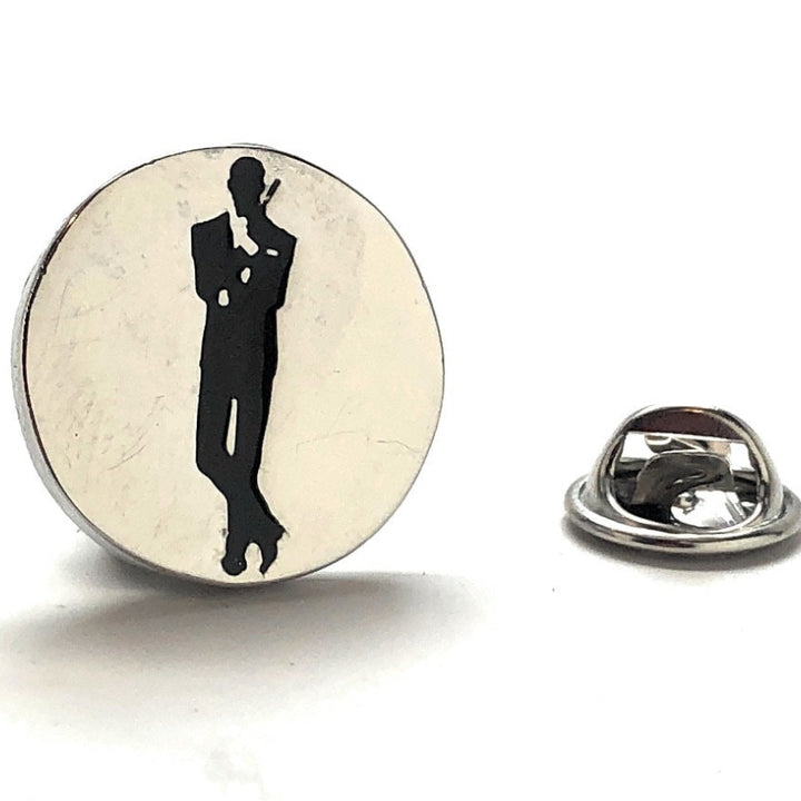 Super Spy Lapel Pin Original Poster Logo Tie Tack Silver or Gold Custom Enamel Pin Very Fun Rare Novelty Cool Dad Gift Image 6