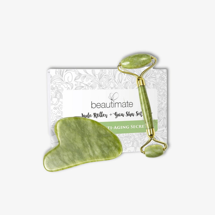 Jade Roller Gua Sha Set by beautimate for Smooth Skin Image 4