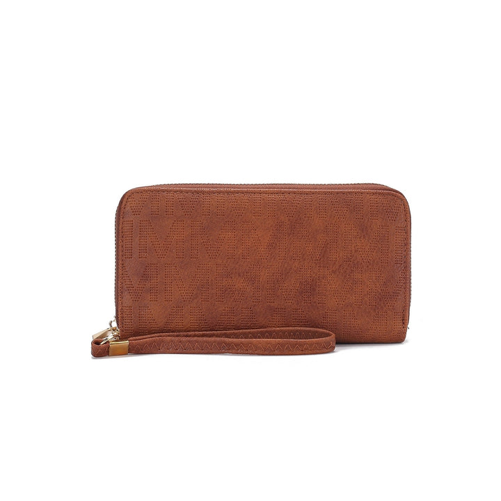 MKFCollection Lisbette Signature Wallet - Vegan Leather Designer Handbag Image 1