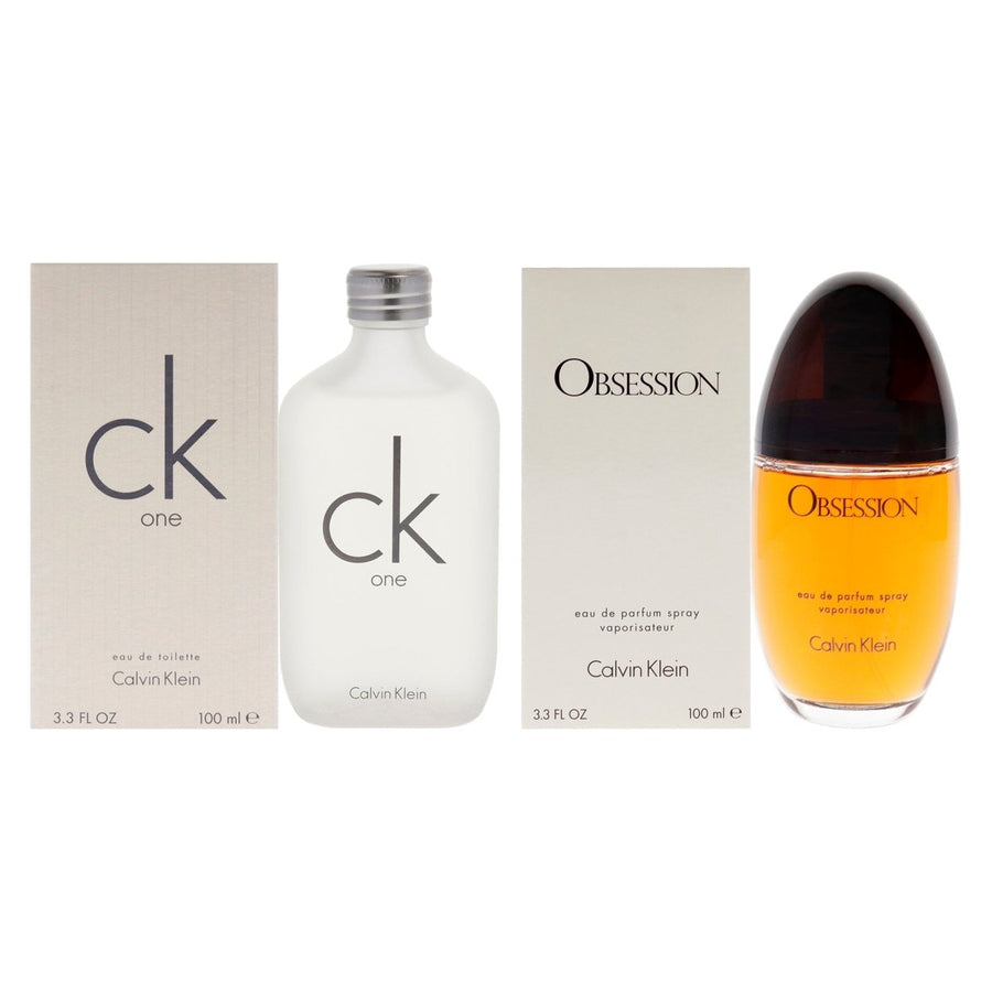 Calvin Klein CK One Obsession Kit by Calvin Klein for Women - 2 Pc Kit 3.4oz EDT Spray 3.3oz EDP Spray Image 1