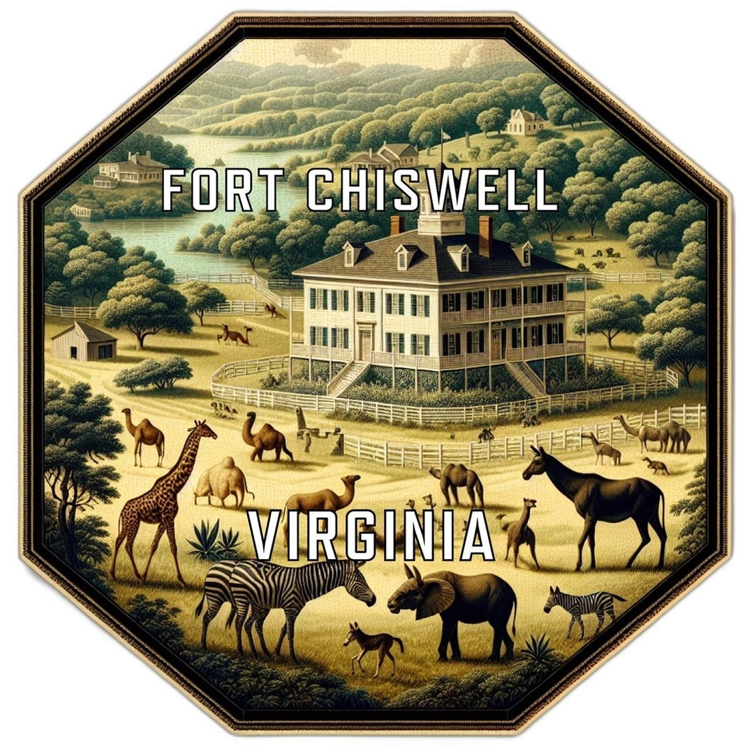 Fort Chiswell Virginia Travel Destination Souvenir Vinyl Decal Sticker Image 1