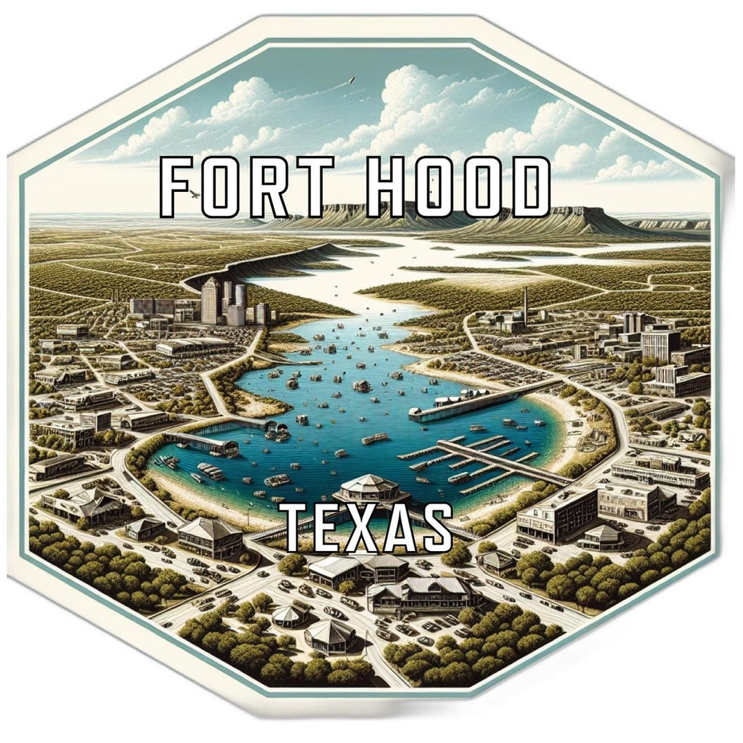 Fort Hood Texas Travel Destination Souvenir Vinyl Decal Sticker Image 1