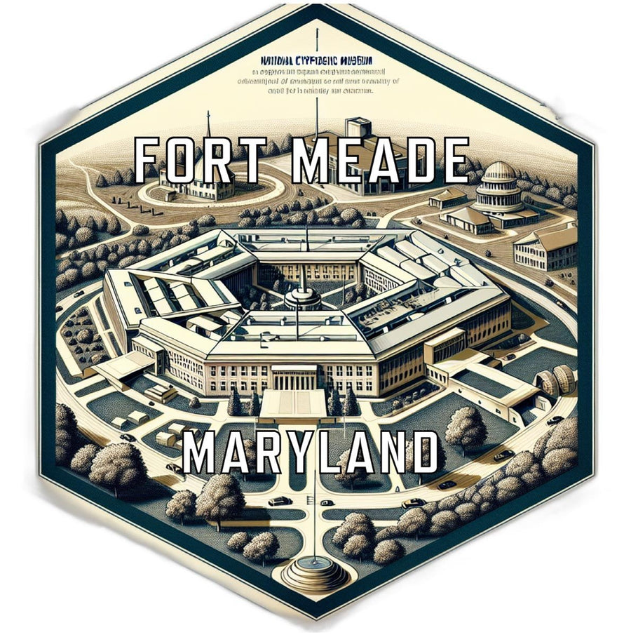 Fort Meade Maryland Travel Destination Souvenir Vinyl Decal Sticker Image 1