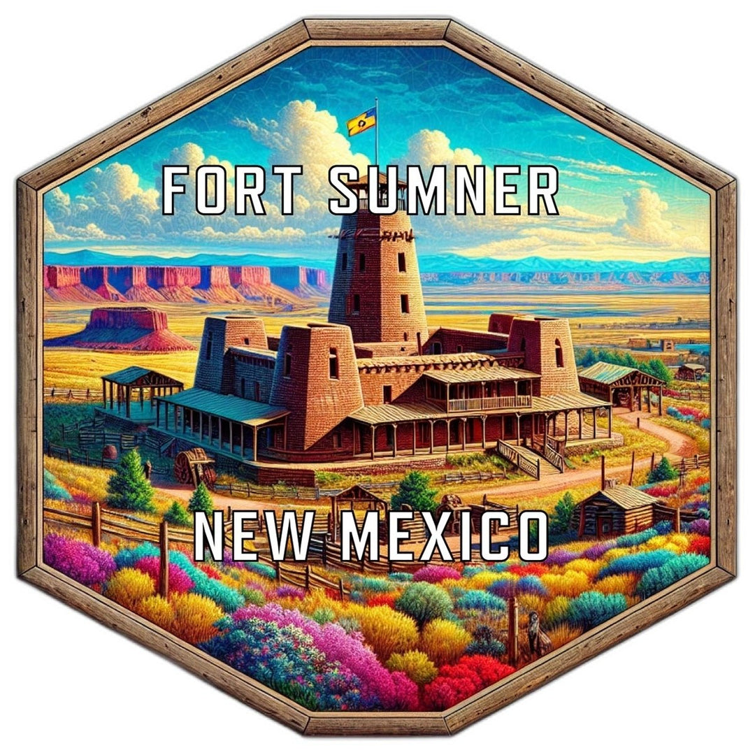 Fort Sumner Mexico Travel Destination Souvenir Vinyl Decal Sticker Image 1